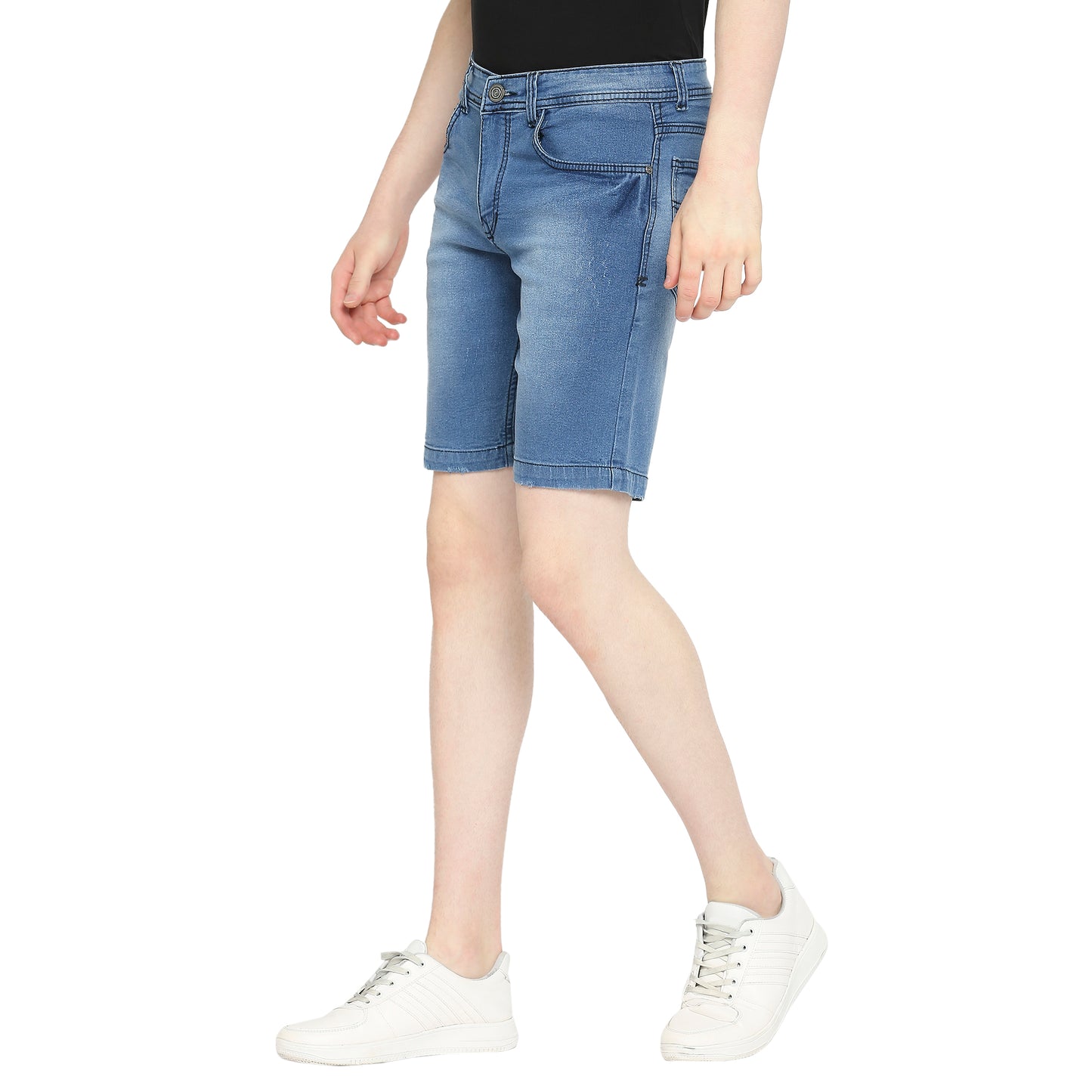 TCI Men’s Light Blue Denim Shorts - Regular Fit (Sizes 28 to 38)