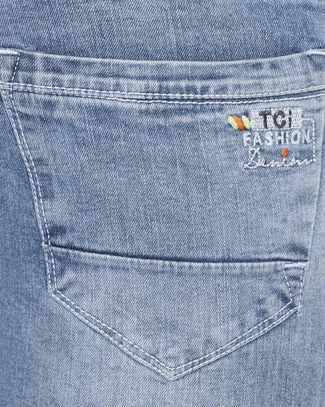 True Colors of India®️ (TCI) Men Regular Fit Light Blue Cotton Jeans