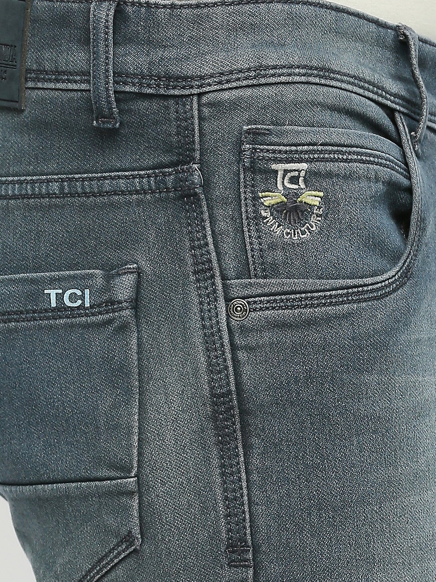 True Colors of India®️ (TCI) Men's Slim Fit Stretchable Fabric Casual Wear Denim Jeans