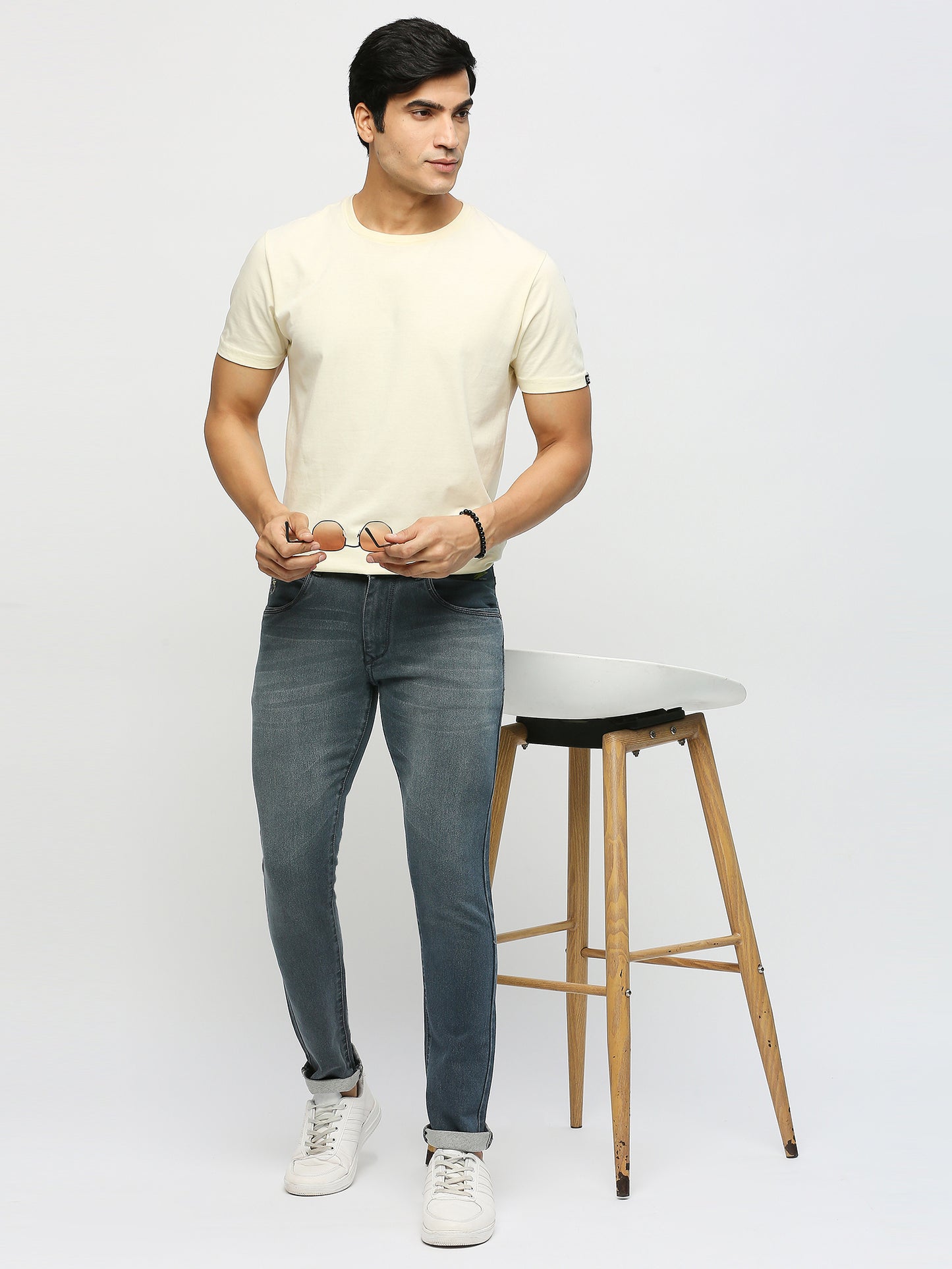 True Colors of India®️ (TCI) Men's Slim Fit Stretchable Fabric Casual Wear Denim Jeans