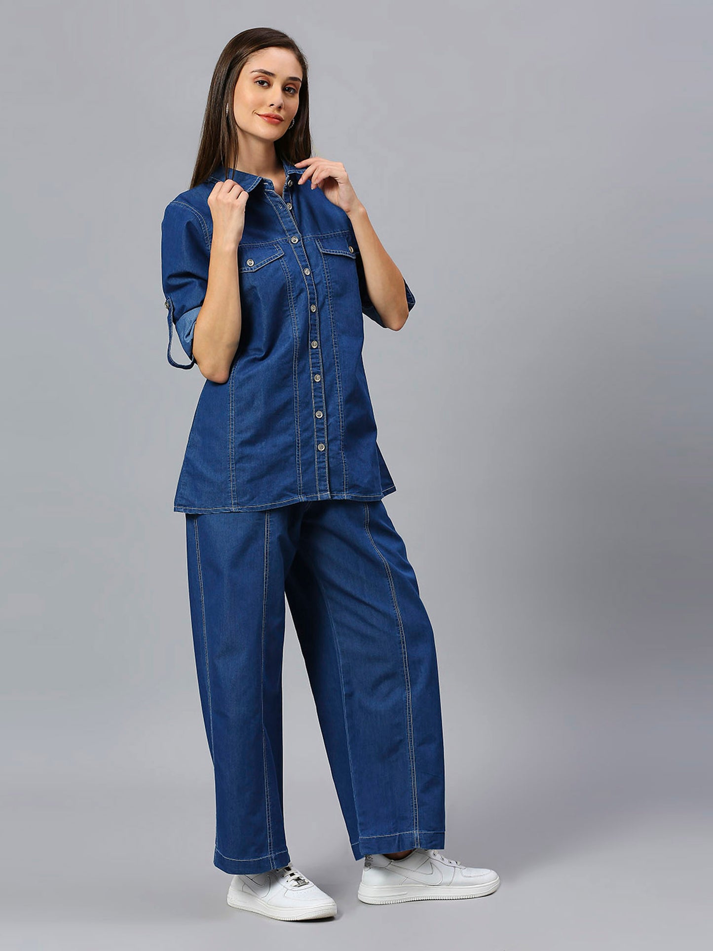 Cefalu®️ women denim Co-Ord Set