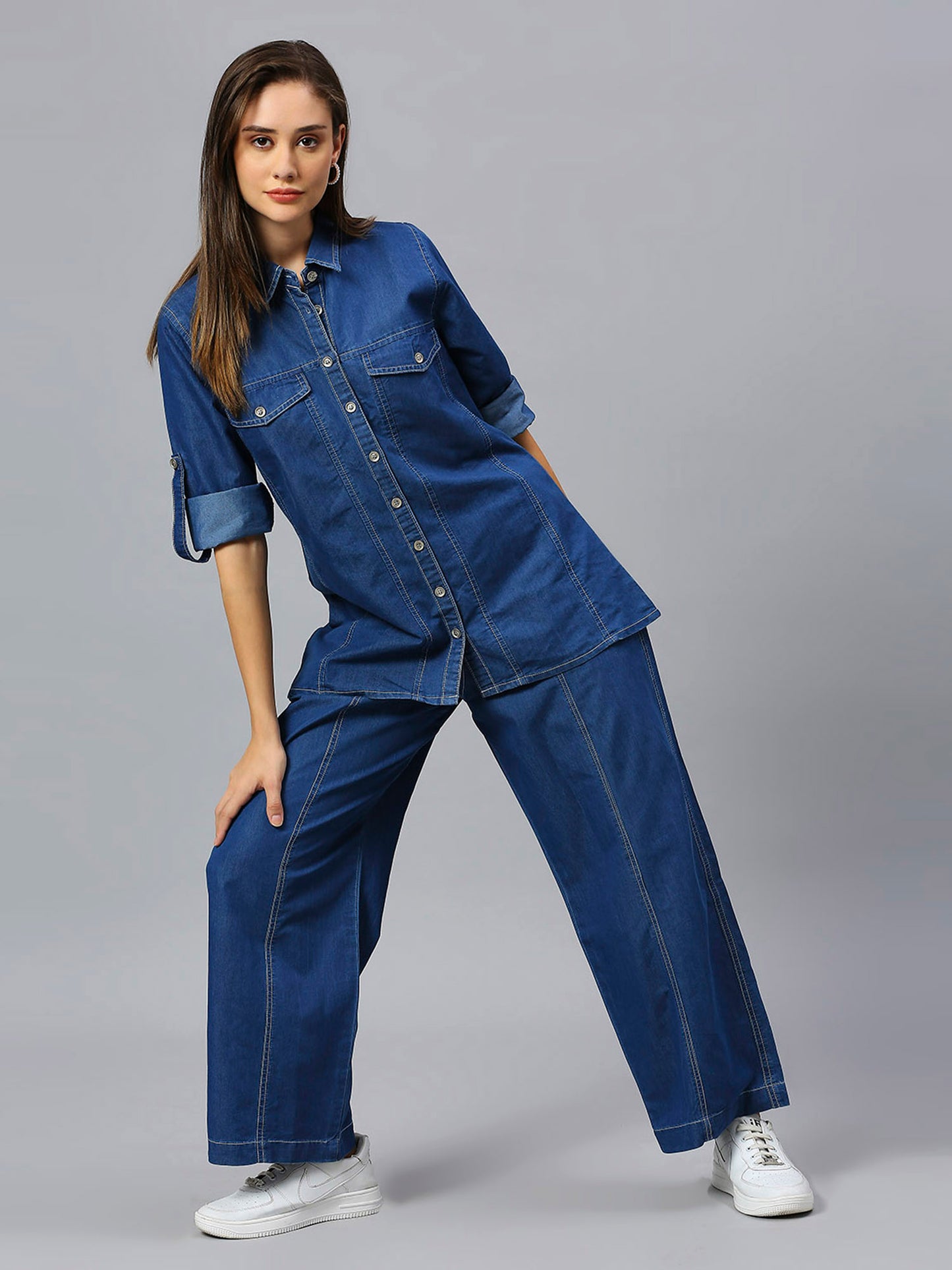 Cefalu®️ women denim Co-Ord Set