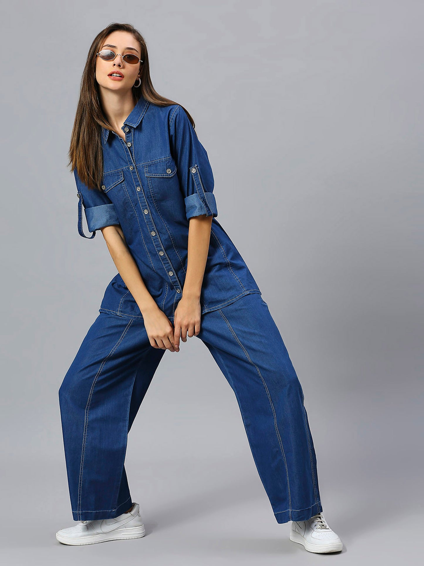 Cefalu®️ women denim Co-Ord Set
