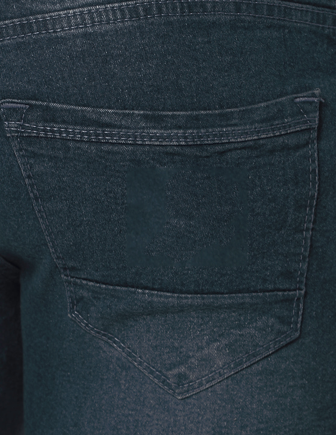 True Colors of India®️ (TCI) Solid Men Relax Fit Carbon Blue Denim Shorts