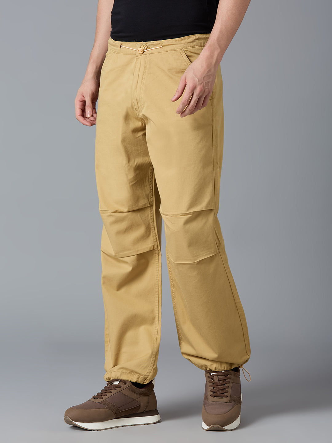 TCI Men Khaki Parachute Pants