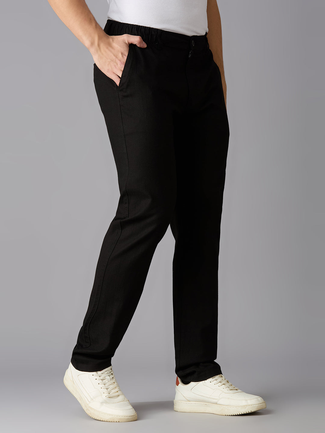 TCI Men Black Traveller Pants
