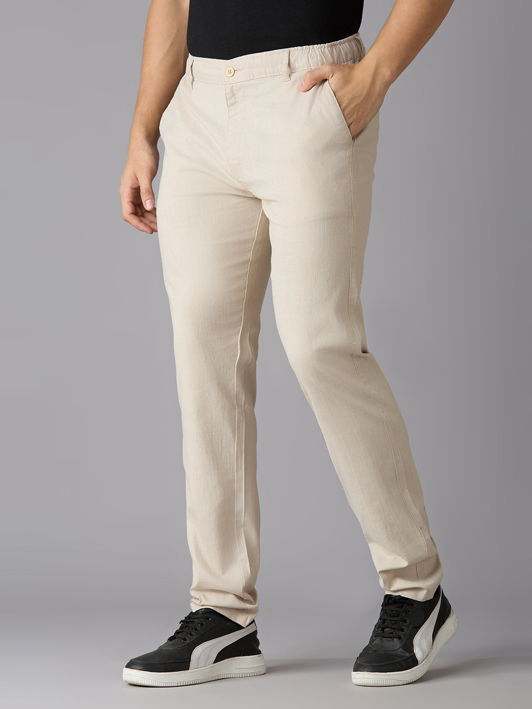 TCI Men Cream Traveller Pants