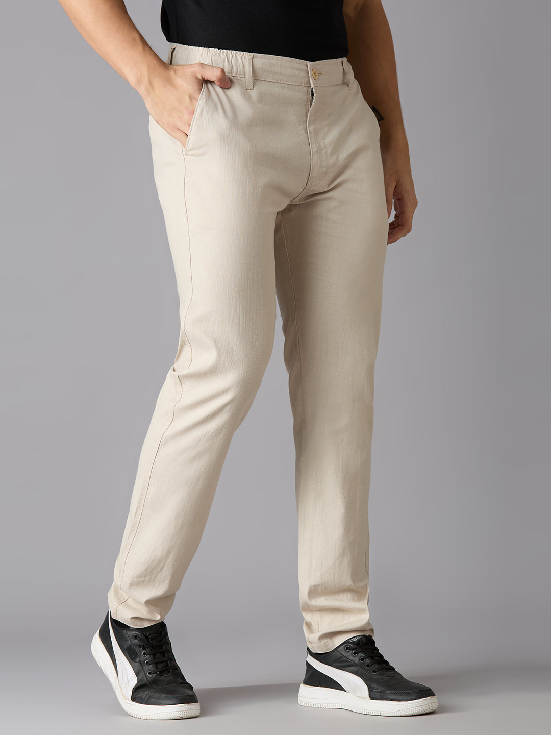 TCI Men Cream Traveller Pants