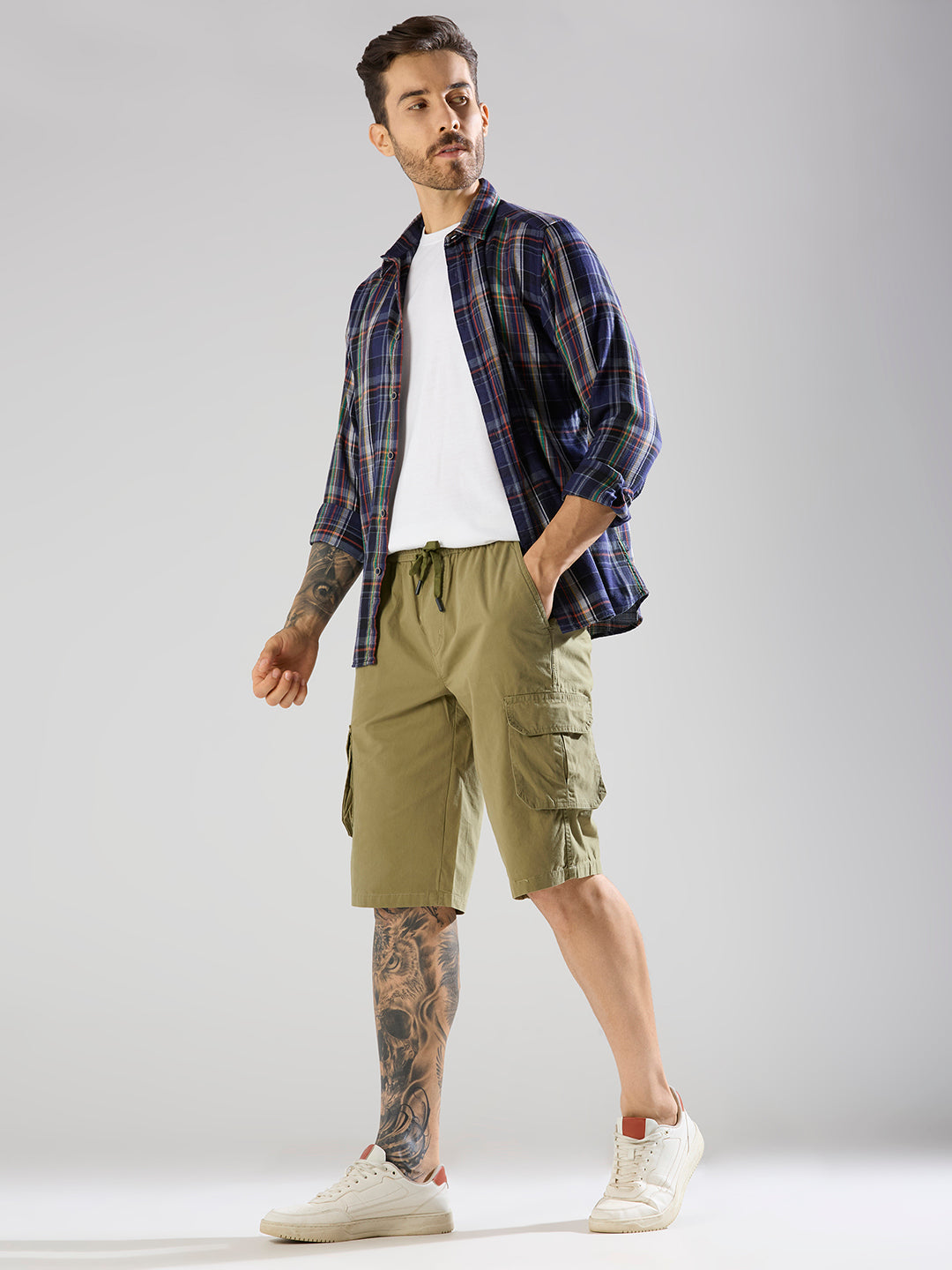 TCI Men Dark Pista Capri Pants