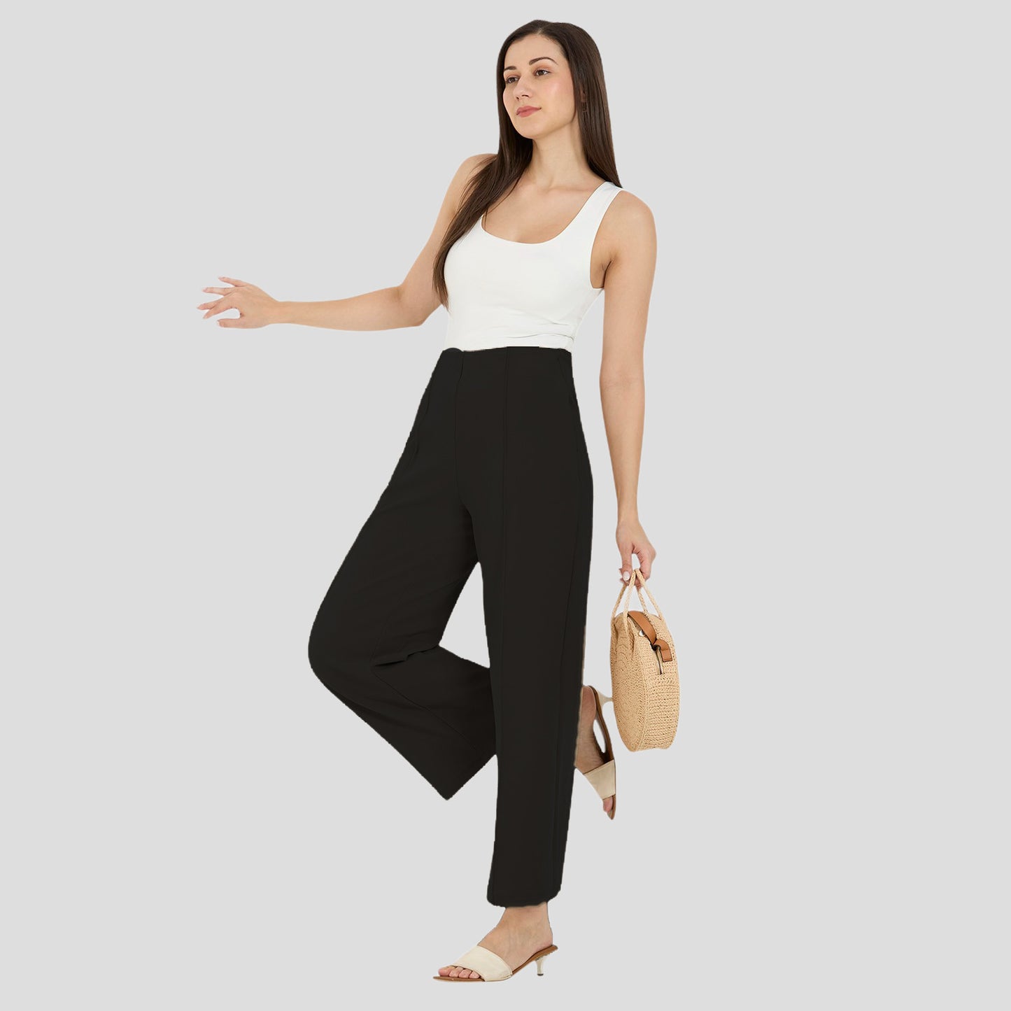 Cefalu Women Black Valentino Trousers