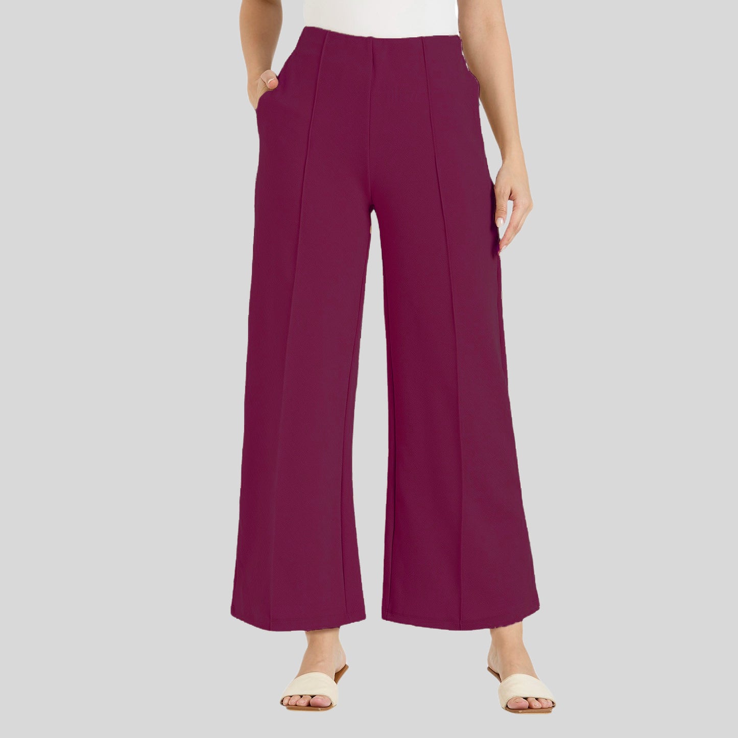 Cefalu Women Wine Valentino Trousers