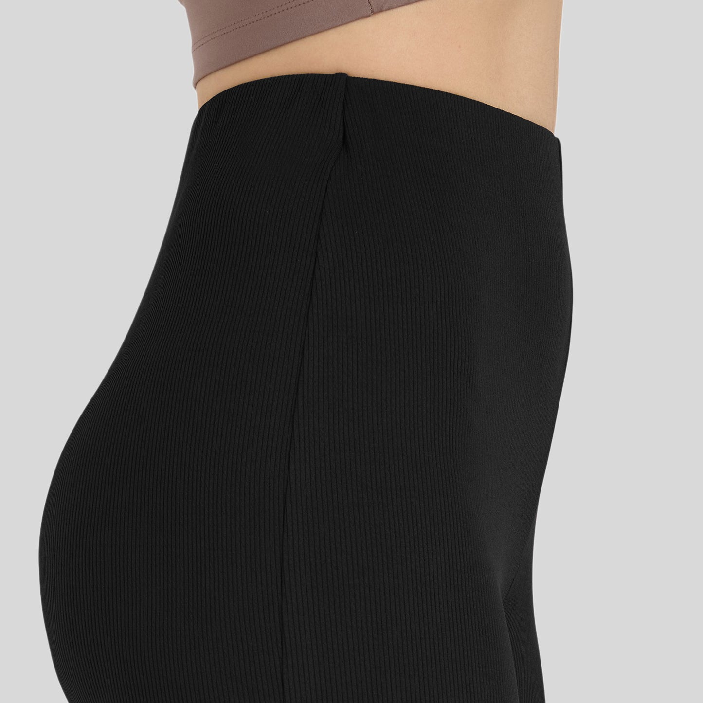 Cefalu Women Black Flared Pants