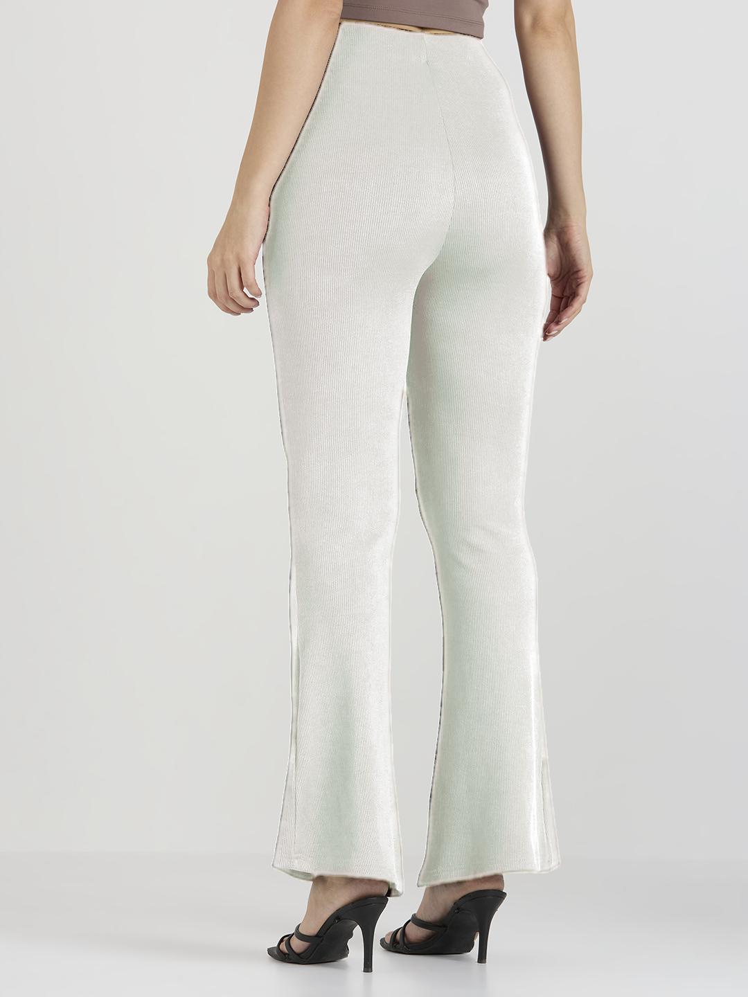 Cefalu Women White Flared Pants