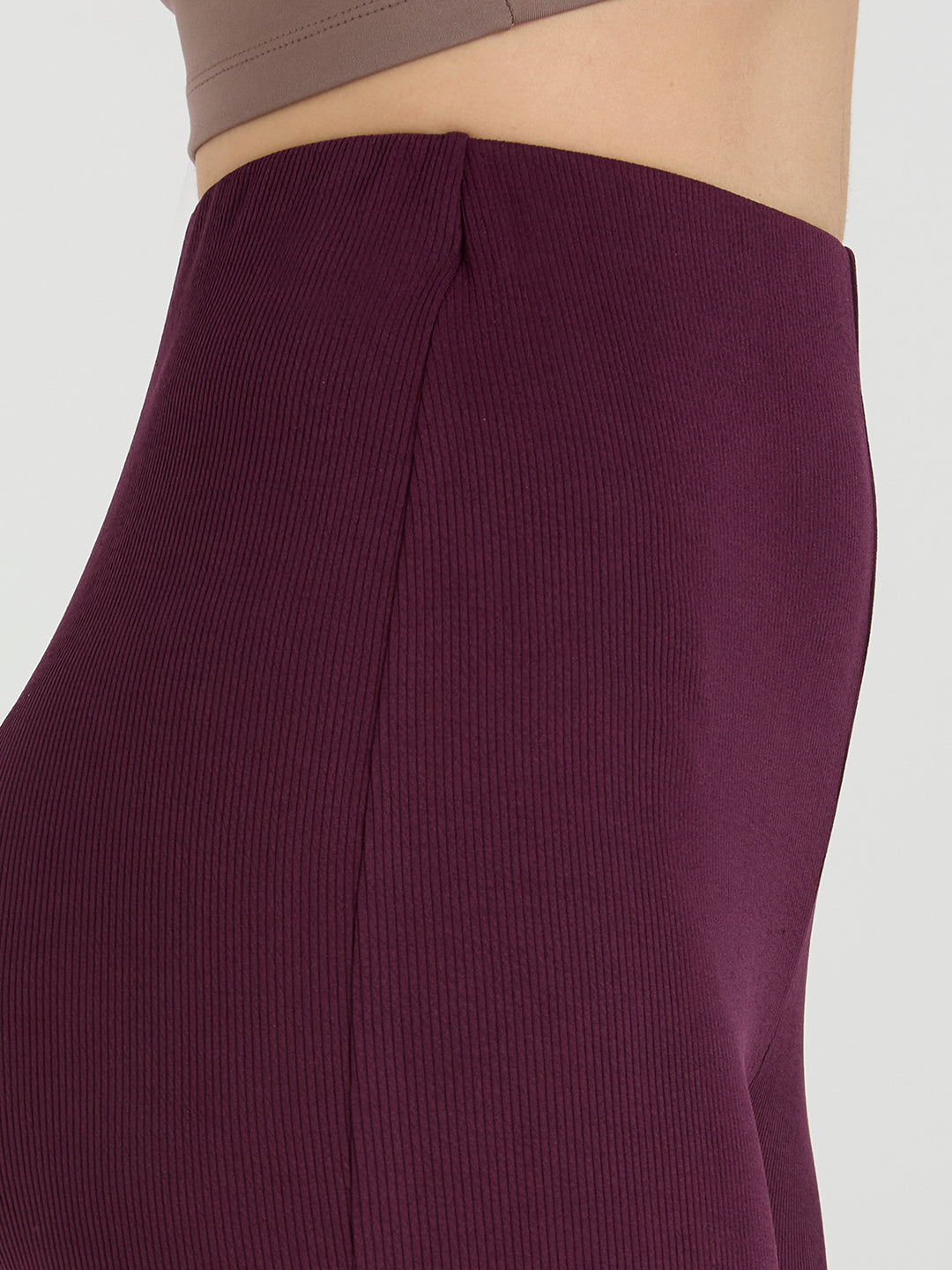 Cefalu Women Wine Flared Pants