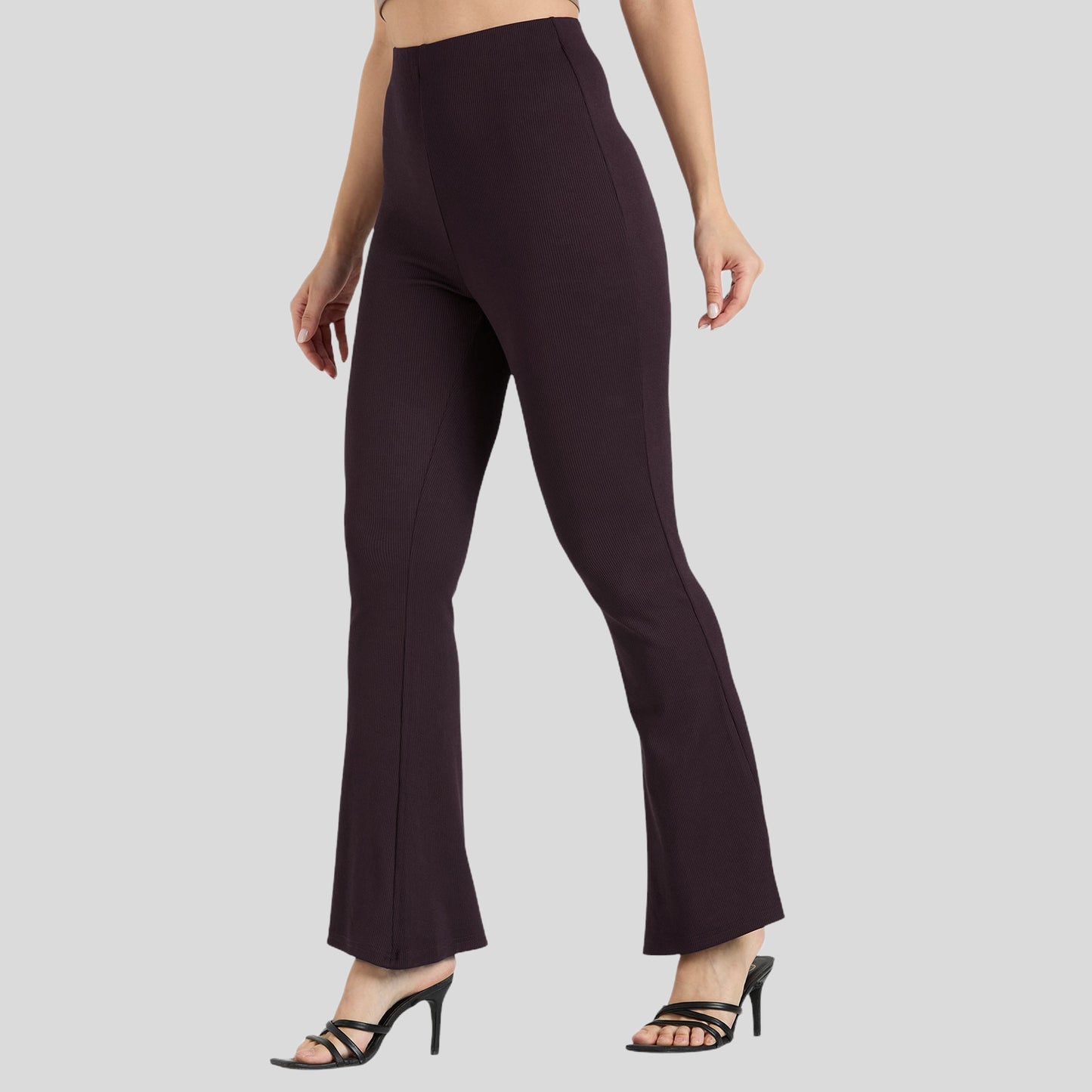 Cefalu Women Brown Flared Pants