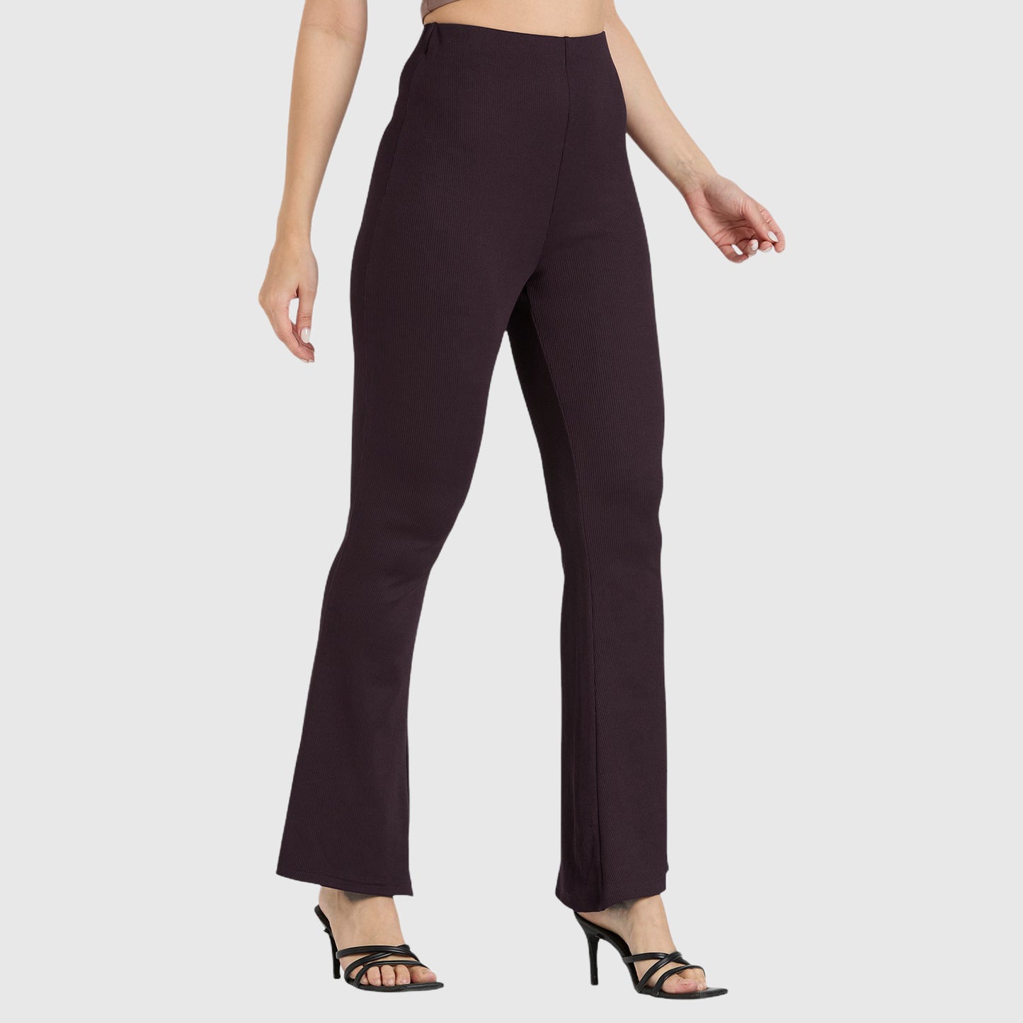 Cefalu Women Brown Flared Pants