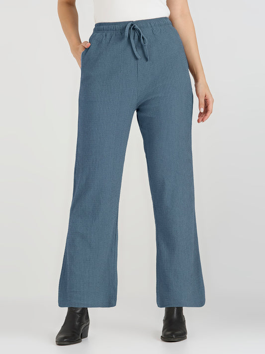 CEFALU Women’s Muscara Lycra Comfort-Fit Pyjama with Side Seam Pockets & Adjustable Waist