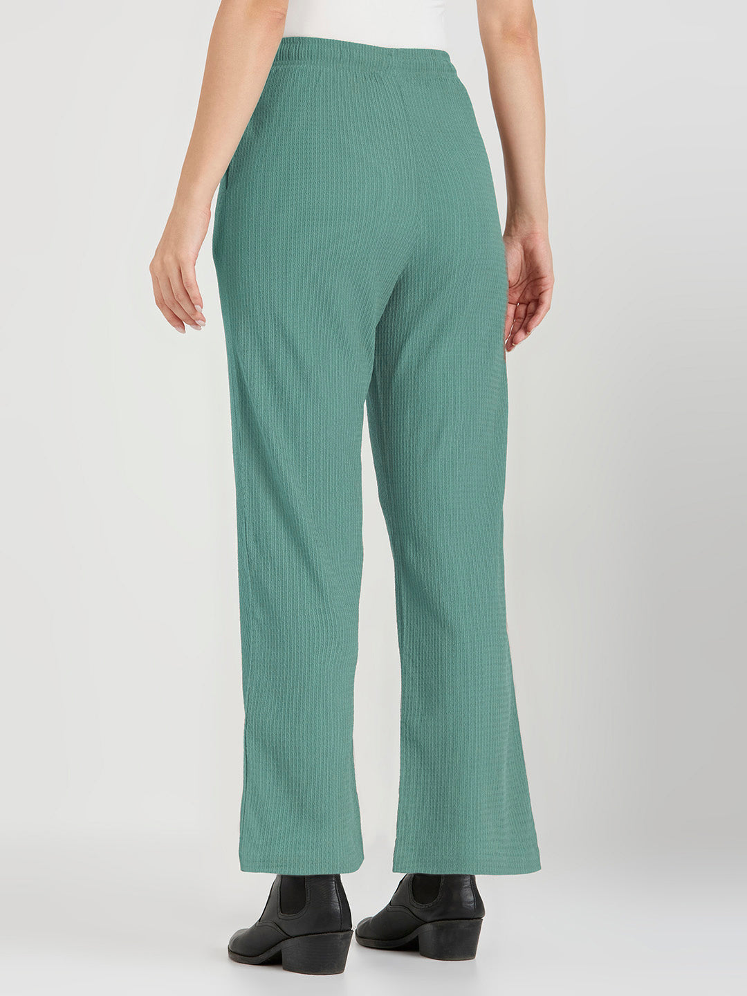 CEFALU Women’s Muscara Lycra Comfort-Fit Pyjama with Side Seam Pockets & Adjustable Waist