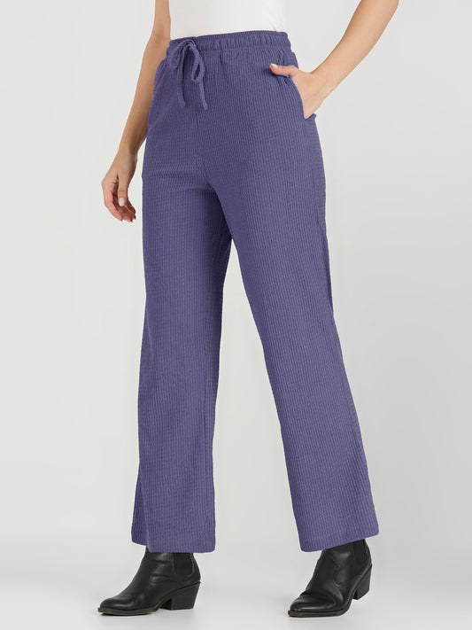 CEFALU Women’s Muscara Lycra Comfort-Fit Pyjama with Side Seam Pockets & Adjustable Waist