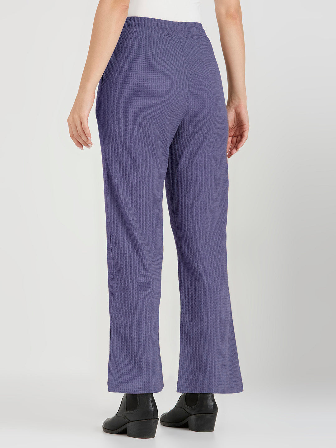 CEFALU Women’s Muscara Lycra Comfort-Fit Pyjama with Side Seam Pockets & Adjustable Waist