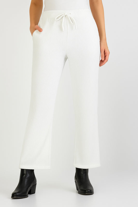 CEFALU Women’s Muscara Lycra Comfort-Fit Pyjama with Side Seam Pockets & Adjustable Waist