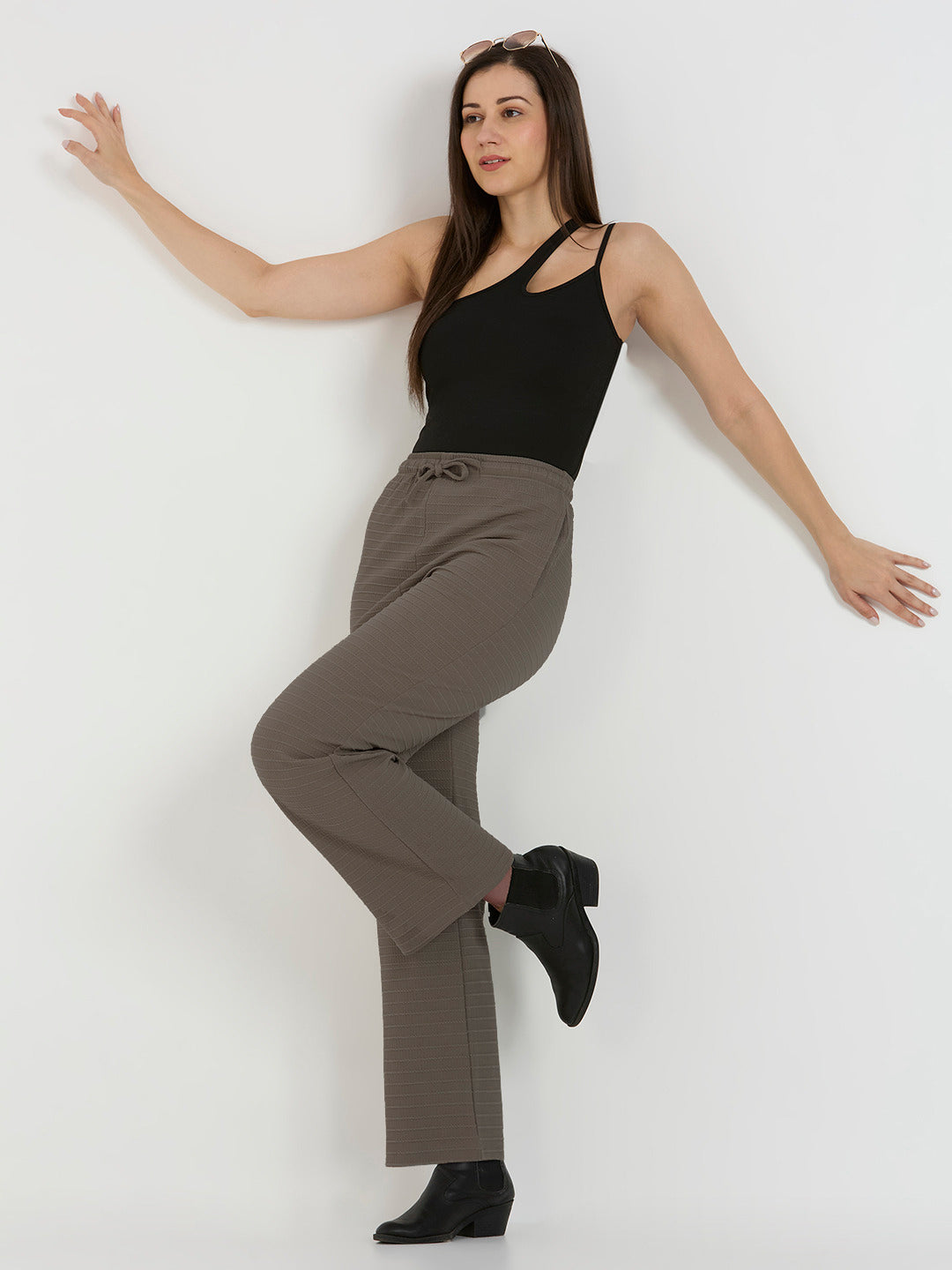 Cefalu Women Cadbury Straight Fit Trouser