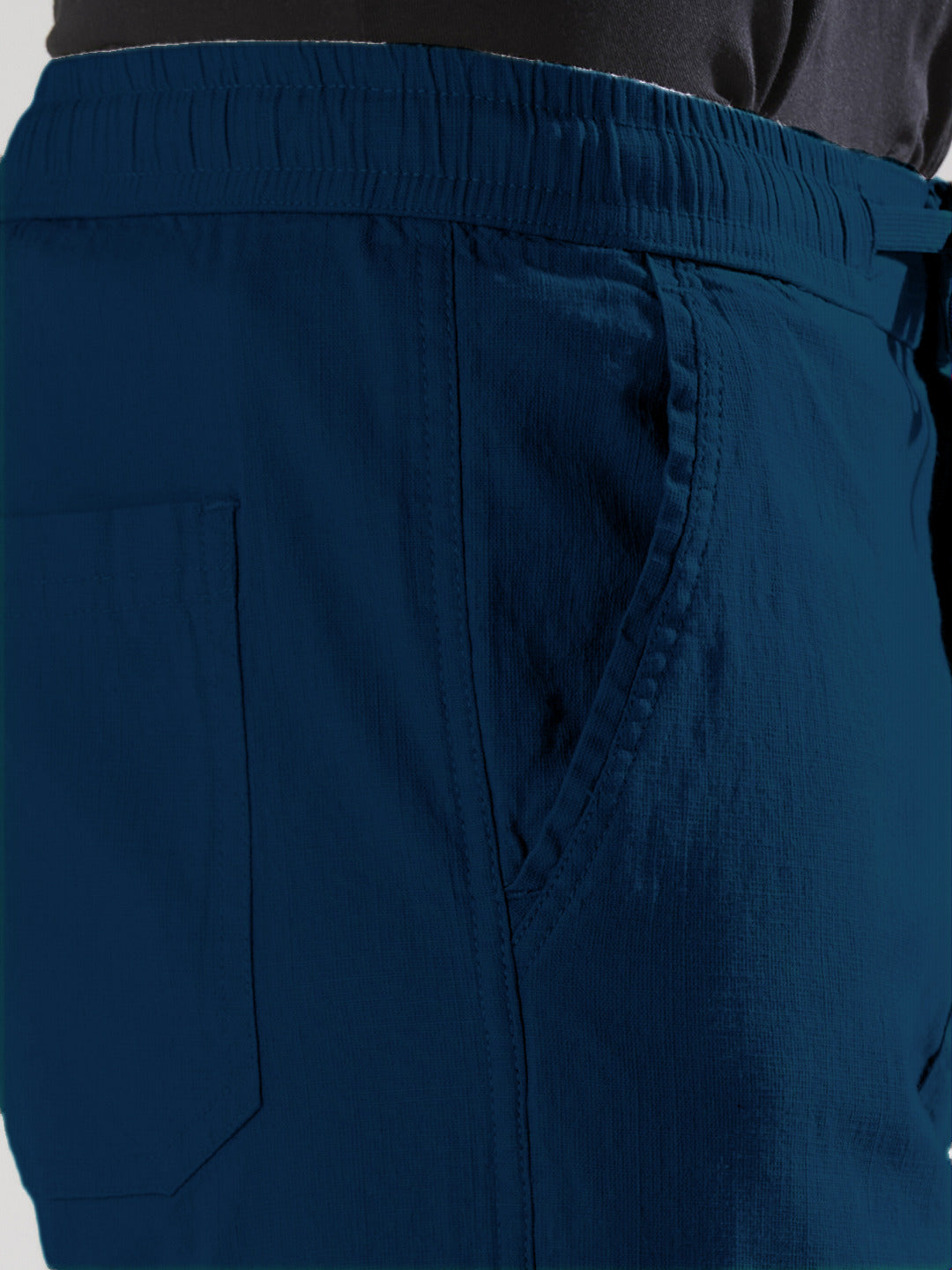 TCI Men Navy Blue Trousers
