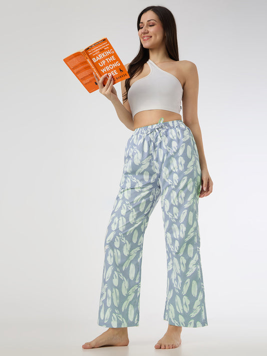 Cefalu Womens Payjama Carbon Blue