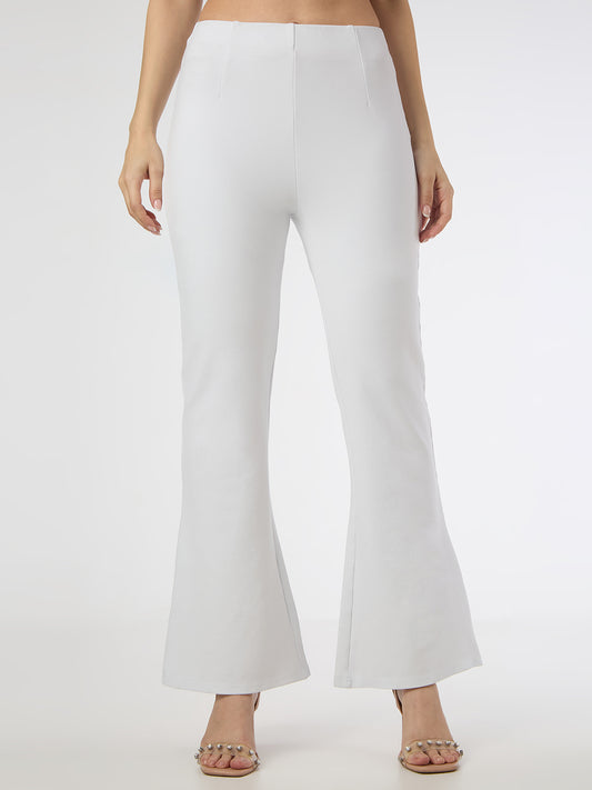 CEFALU Women's Flared Pant In White