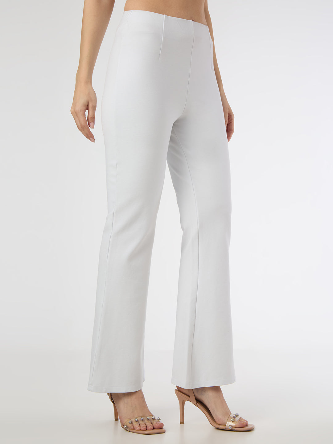 CEFALU Women's Flared Pant In White