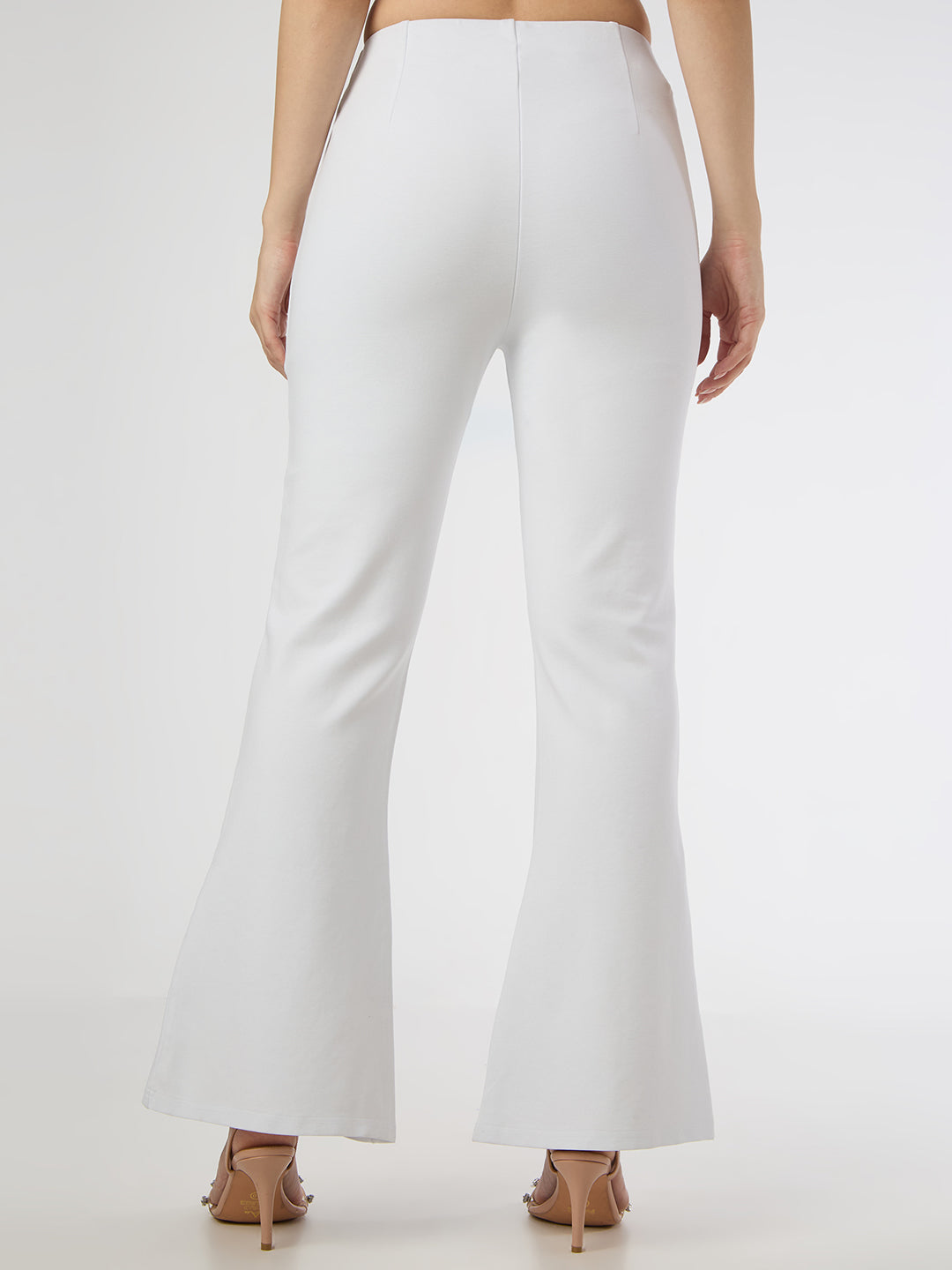 CEFALU Women's Flared Pant In White