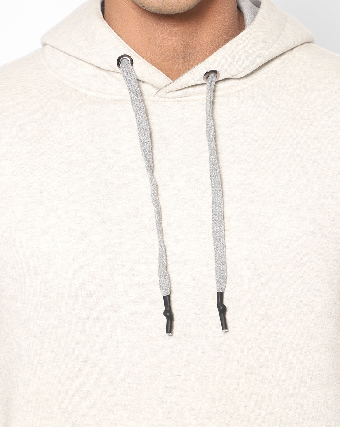 True Colors of India®️ (TCI) Men Stretchable full sleeve grey Hoodies