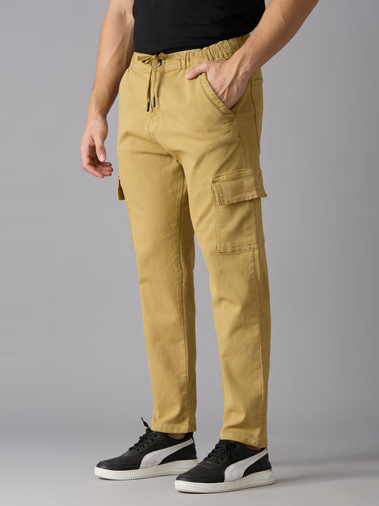 TCI Men Khaki Cargo Pants