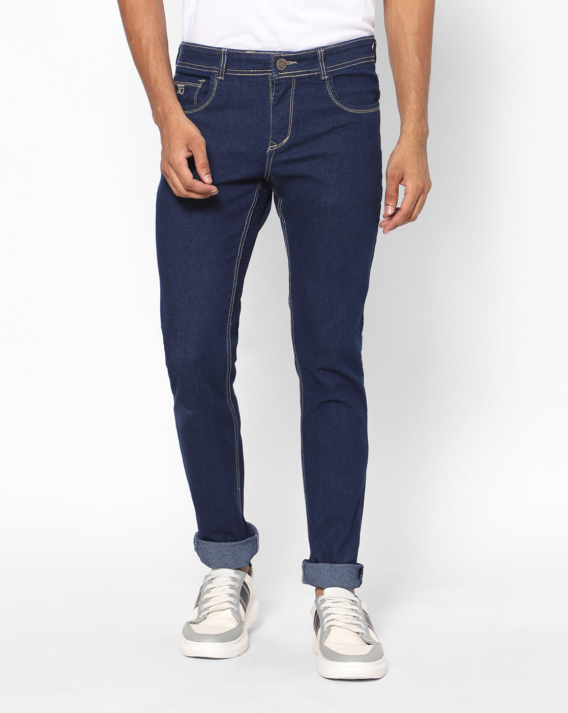 True Colors of India®️ (TCI) Men Blue Regular Cotton Jeans