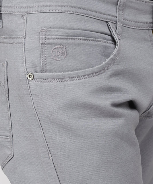 Detail of the premium cotton knitt sulphar fabric of TCI trousers.