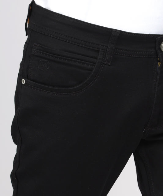 Detail of the premium cotton knitt sulphar fabric of TCI trousers.