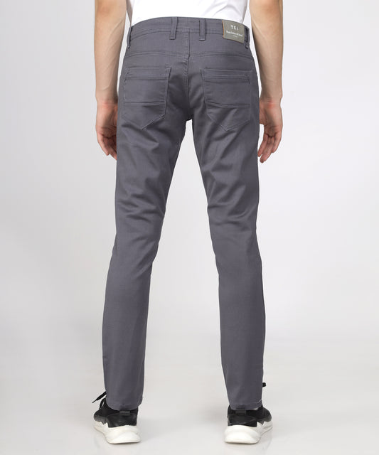 Back view of Straight leg design of TCI Men’s Trousers for a classic look.