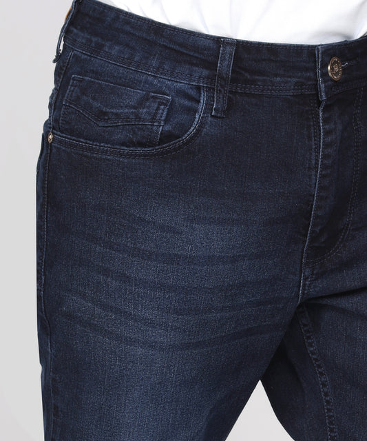 Close-up of classic 5-pocket styling on TCI Men’s Jeans.