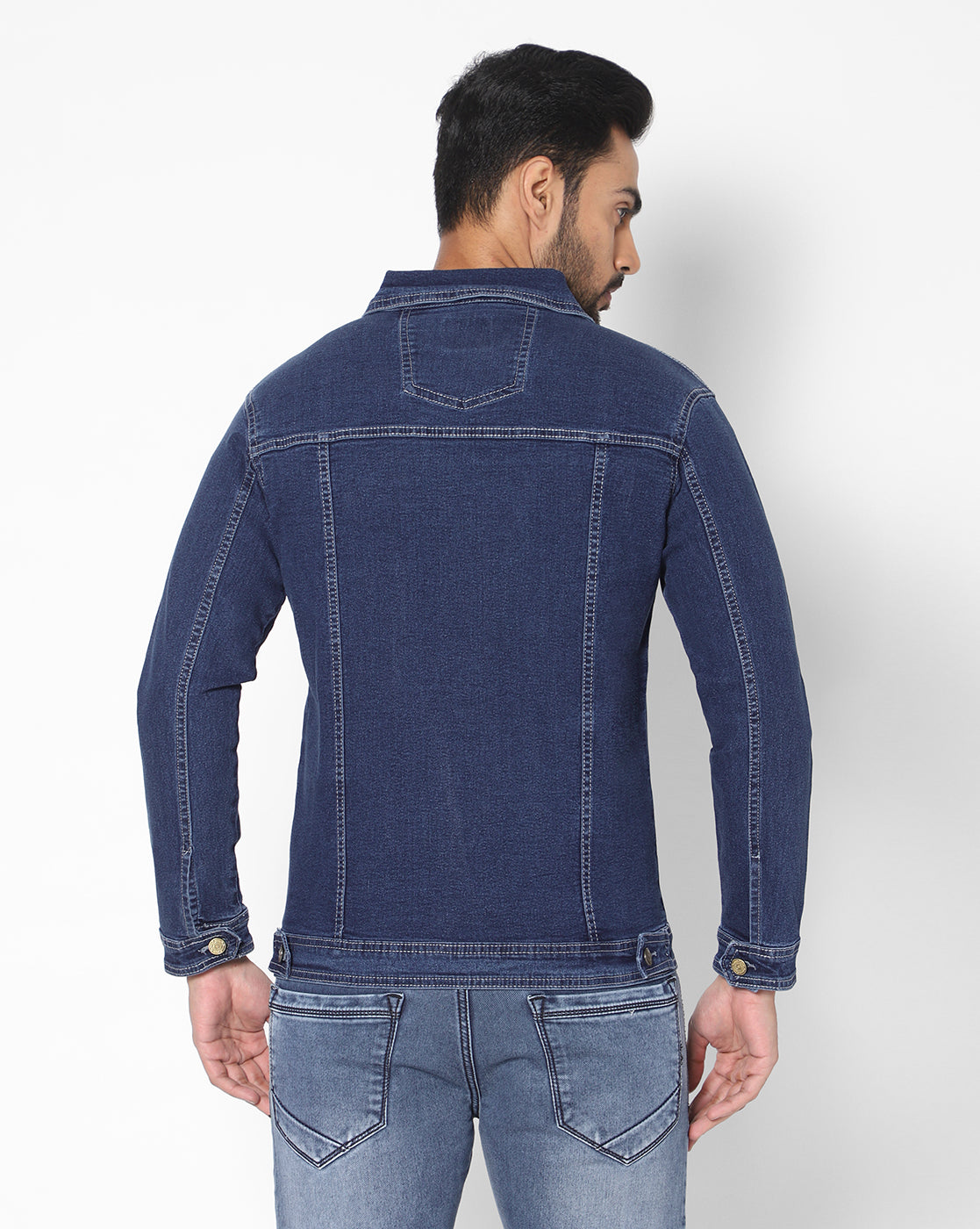 True Colors of India®️ (TCI) Men blue cotton Denim Jacket