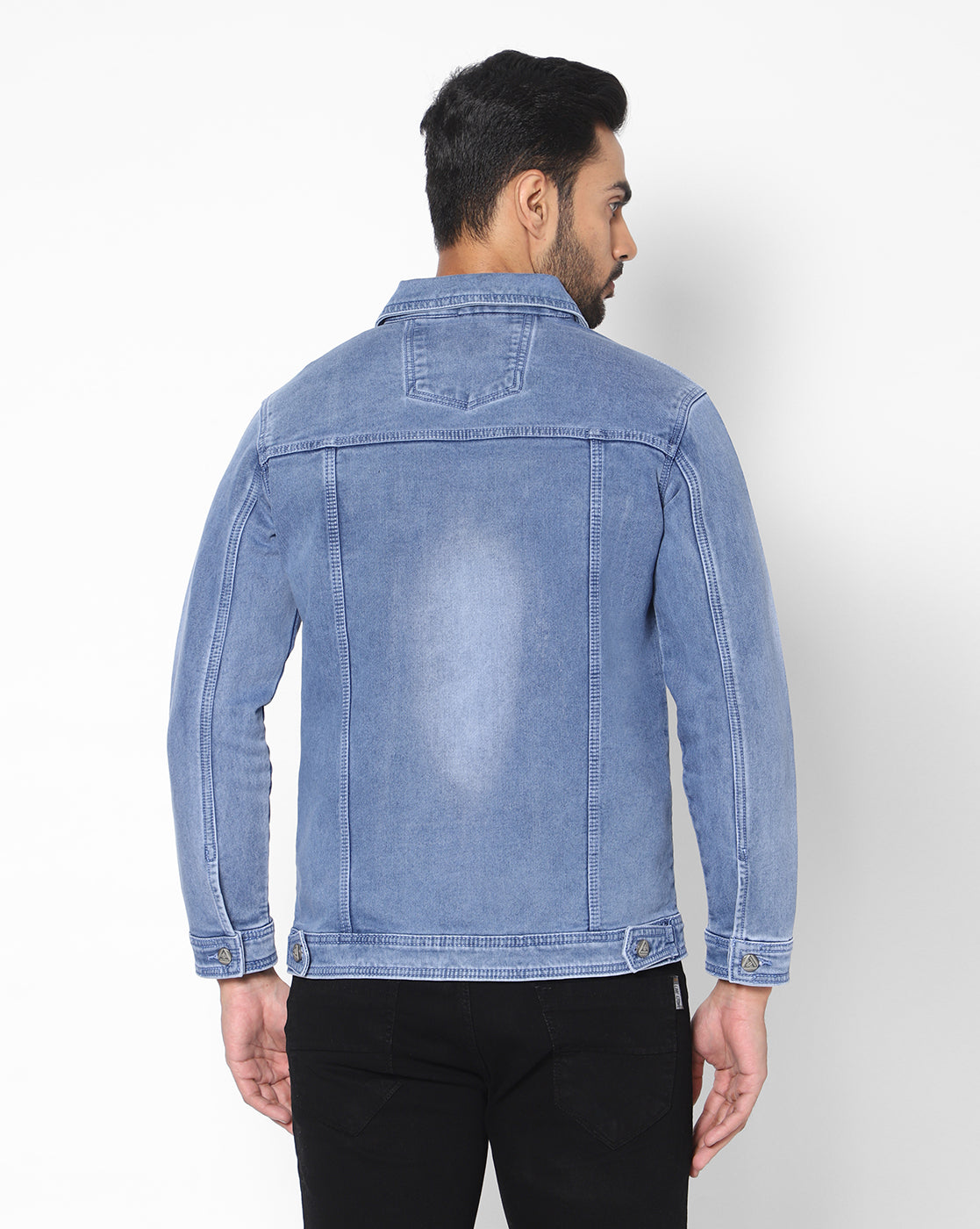 True Colors of India®️ (TCI) Men Light blue Denim Jacket