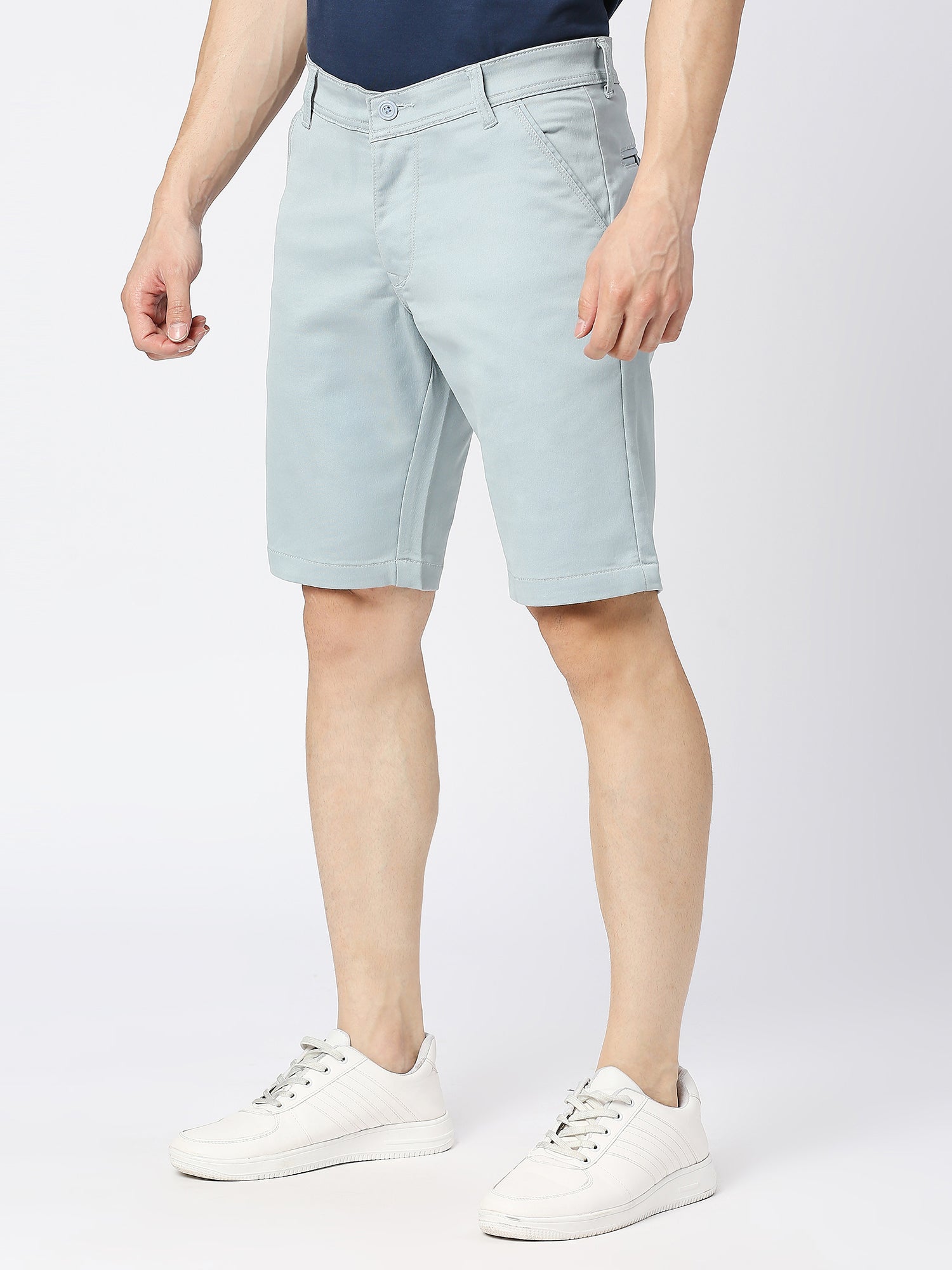 TCI Men's Ash Grey Chino Shorts