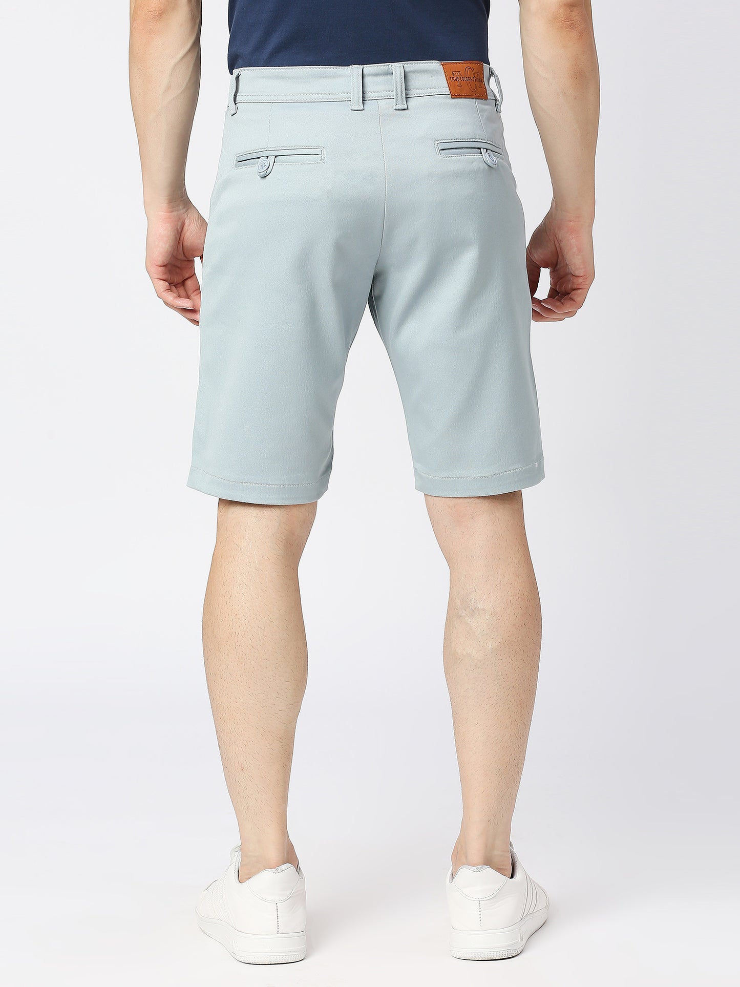 True Colors of India®️ (TCI) Men's Ash Grey Chino Shorts