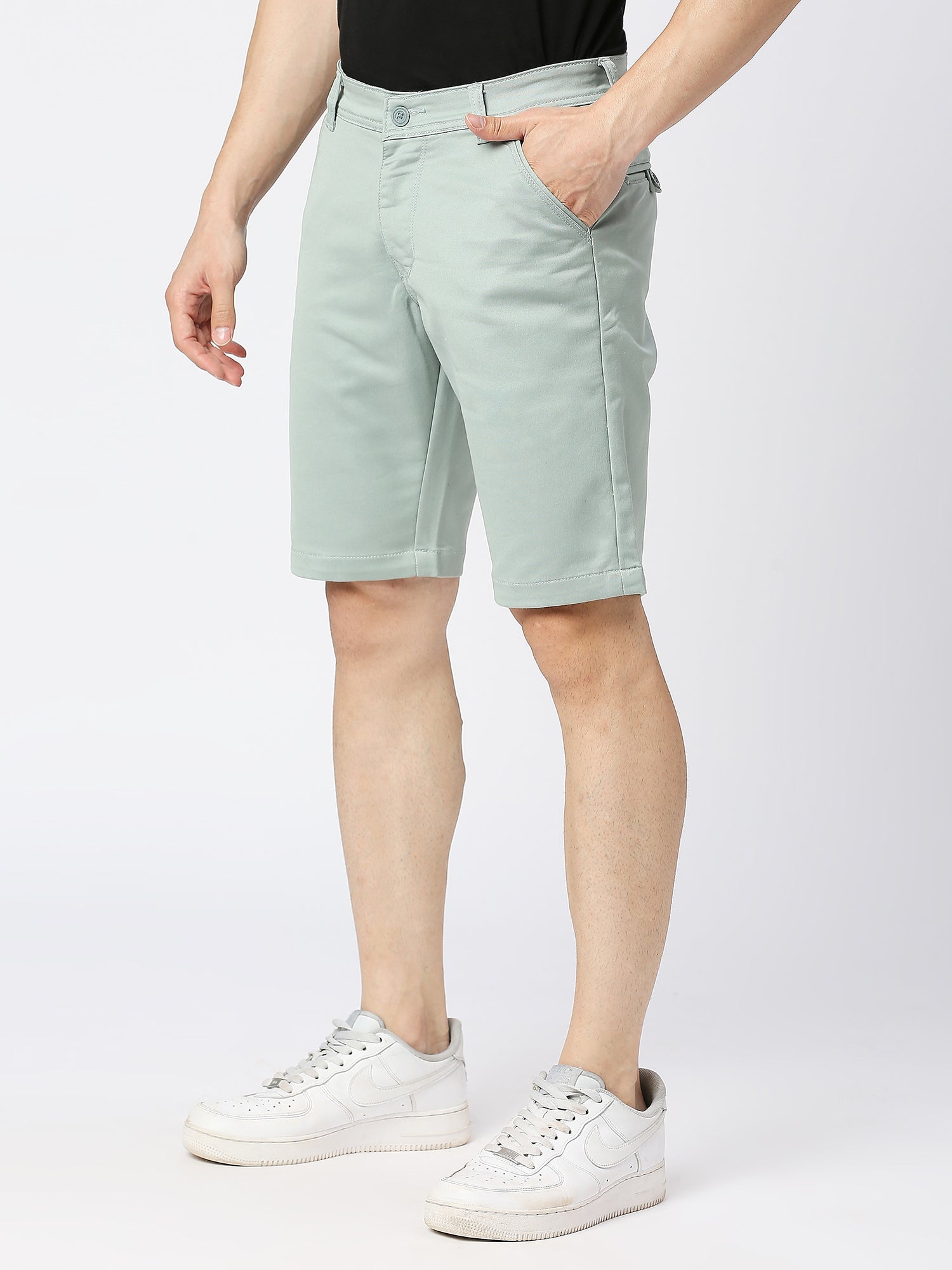 TCI Men's Jade Green Chino Shorts