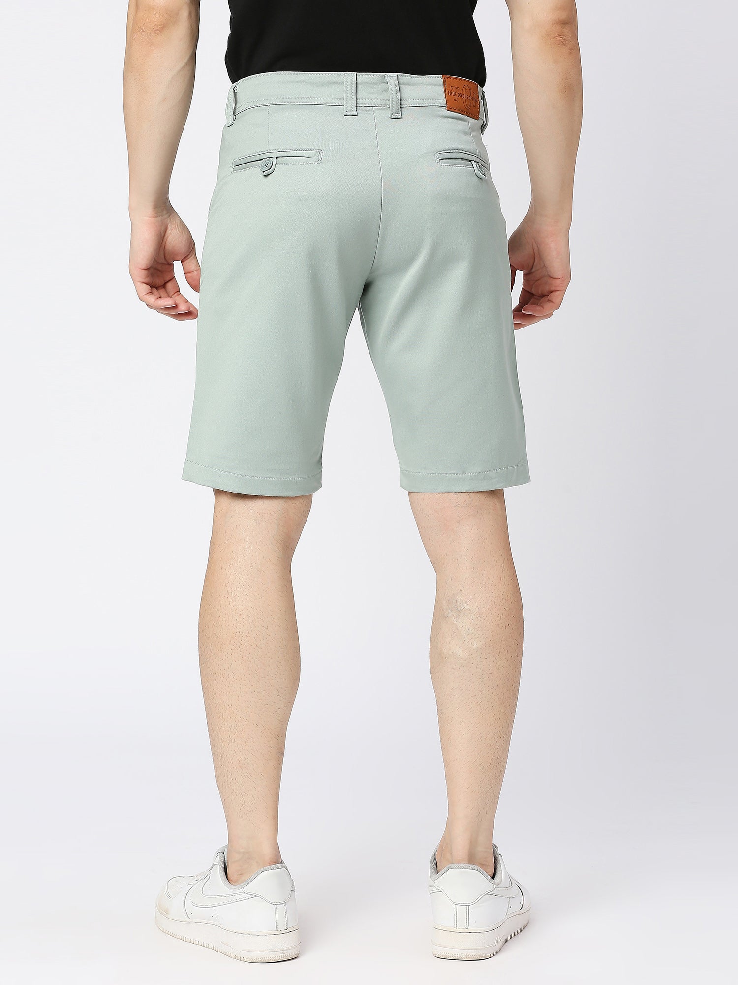 TCI Men's Jade Green Chino Shorts