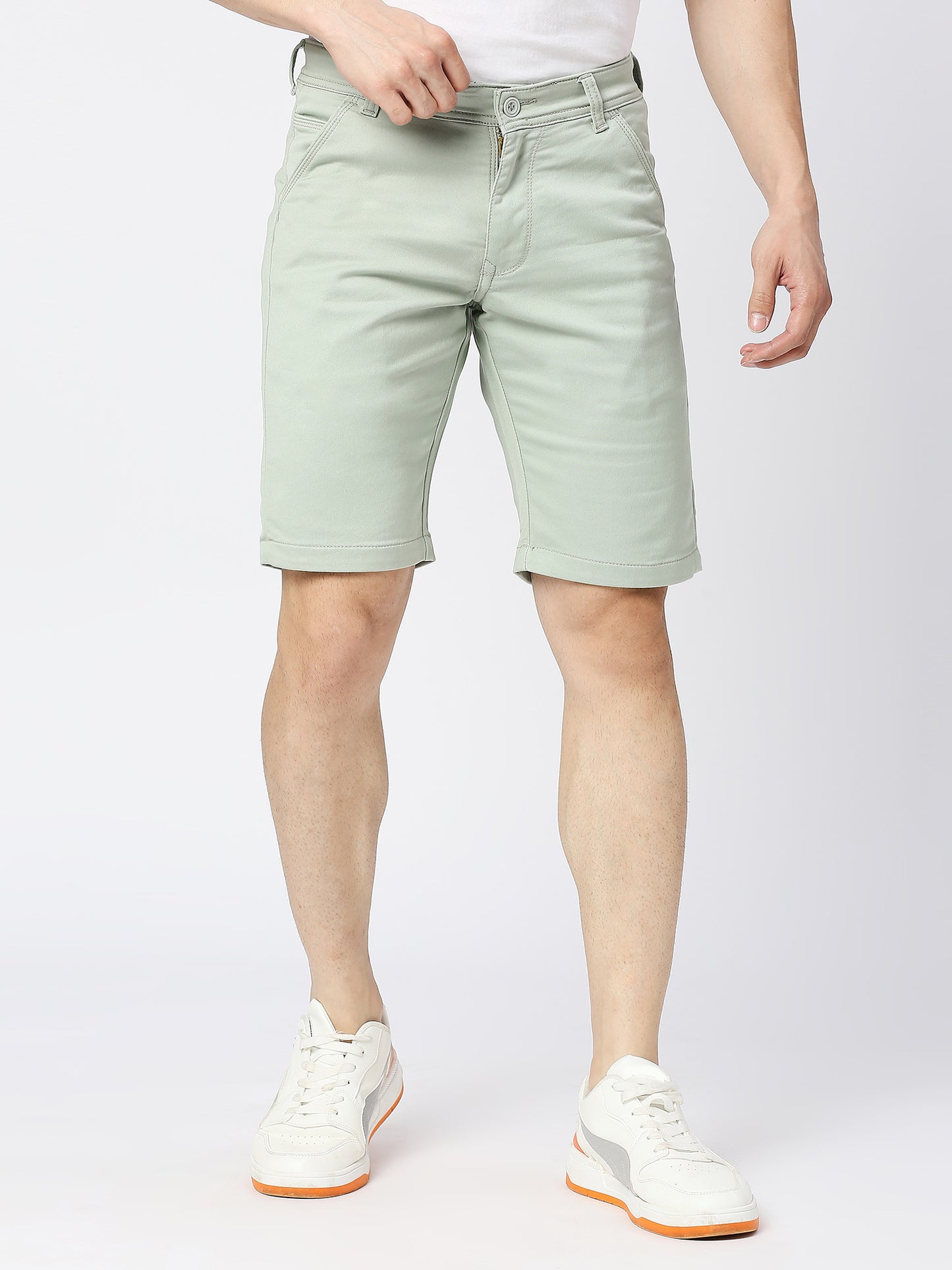 True Colors of India®️ (TCI) Men's Light Pista Chino Shorts