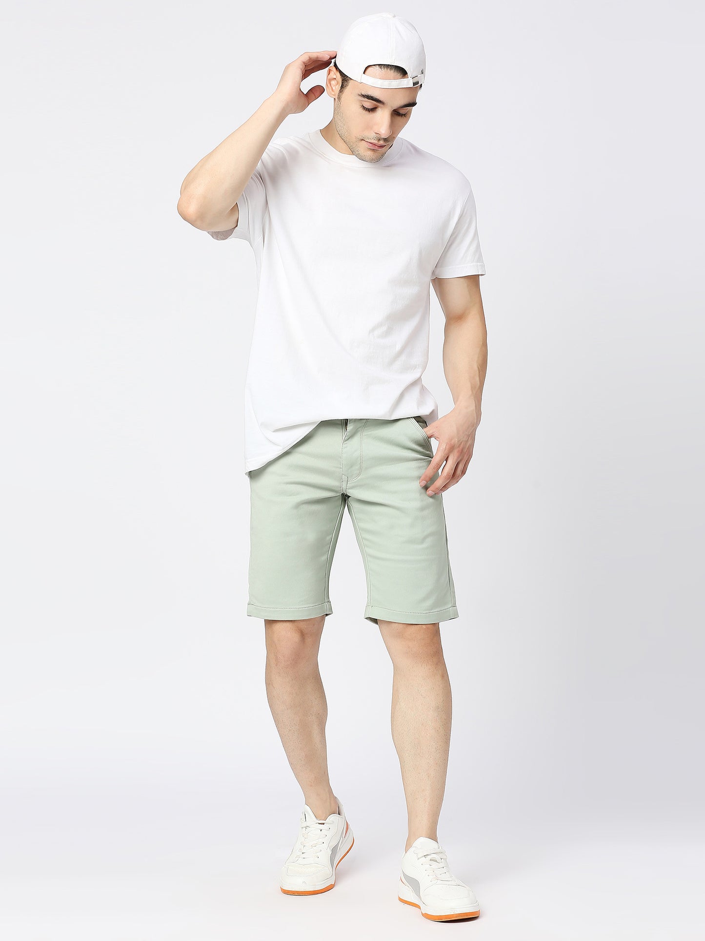 True Colors of India®️ (TCI) Men's Light Pista Chino Shorts