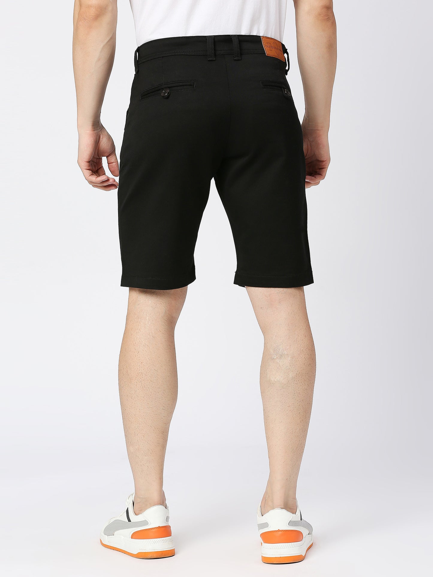 True Colors of India®️ (TCI) Men's Black Chino Shorts