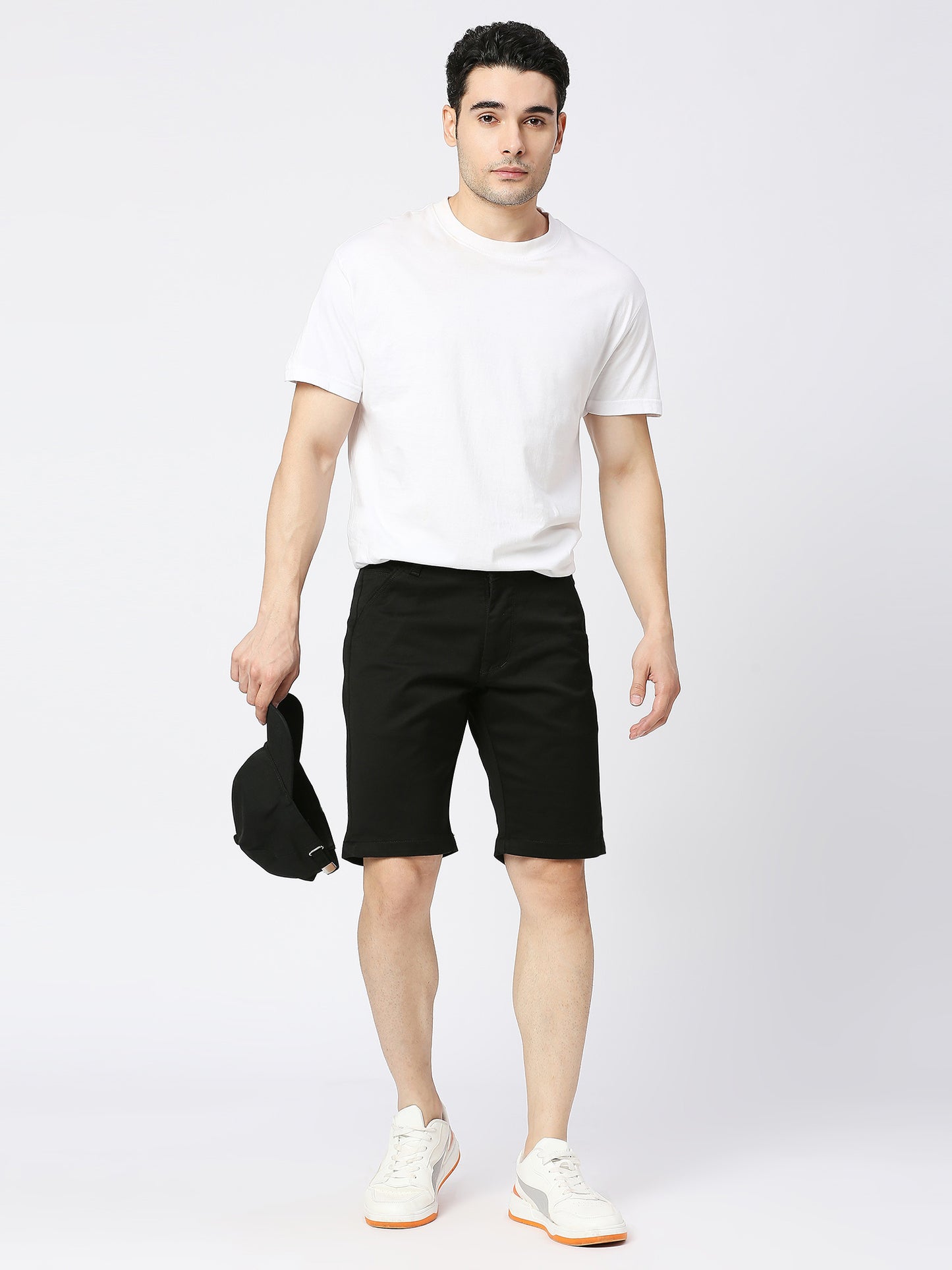 True Colors of India®️ (TCI) Men's Black Chino Shorts