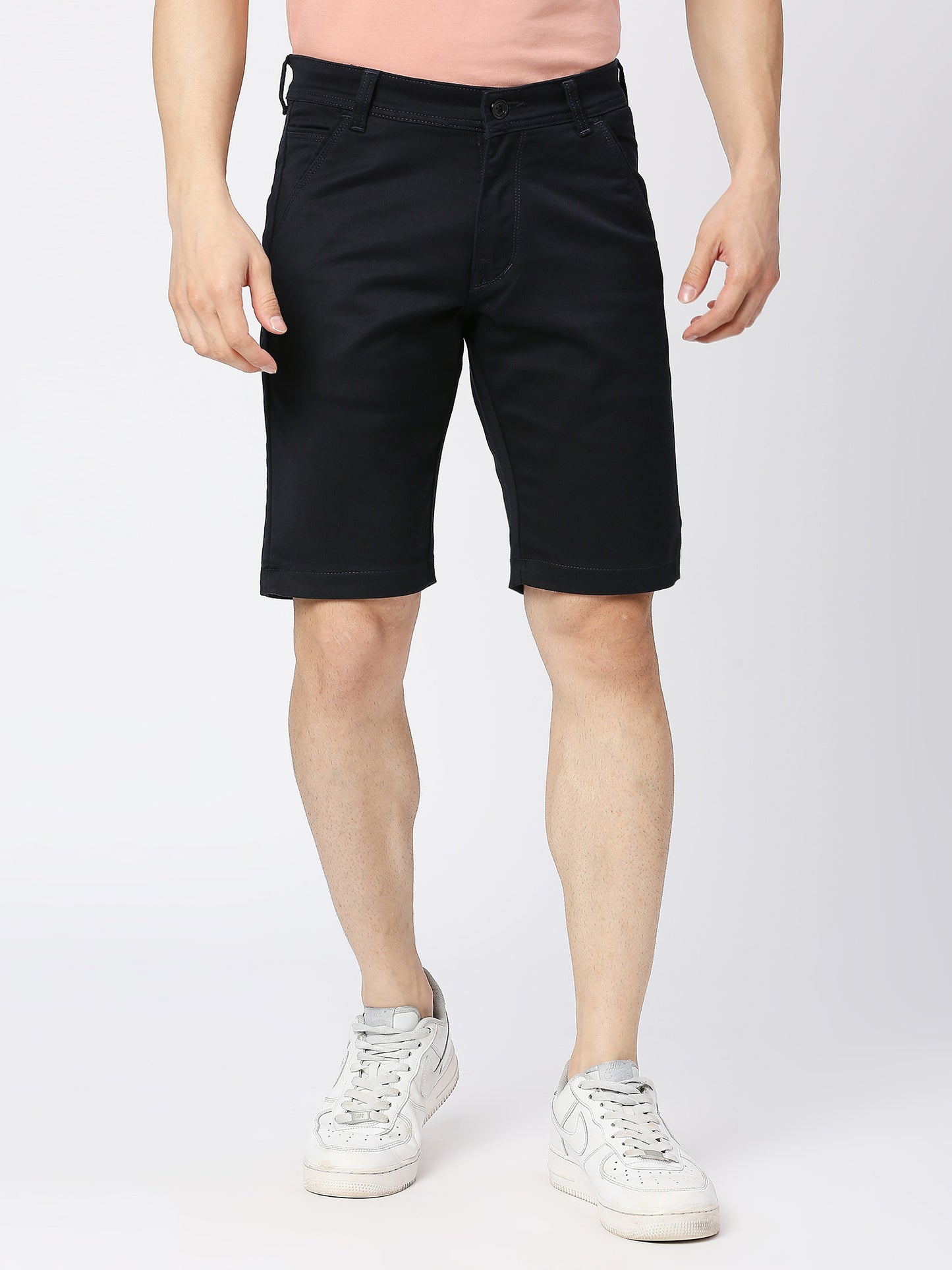 True Colors of India®️ (TCI) Men's Navy Blue Chino Shorts