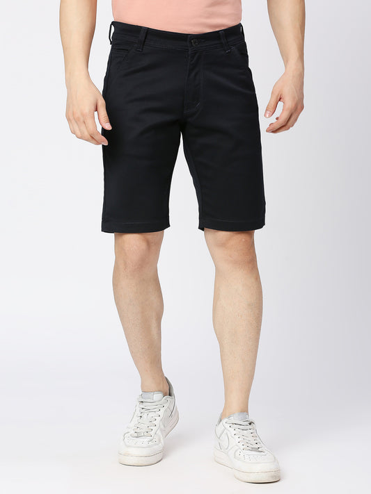 True Colors of India®️ (TCI) Men's Navy Blue Chino Shorts